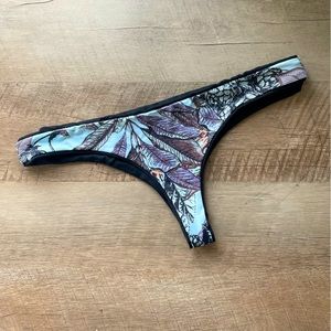 Reversible Thong Bikini Bottoms